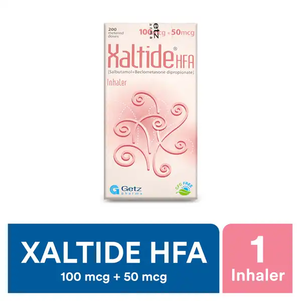 Xaltide Hfa Inhaler 100+50mcg